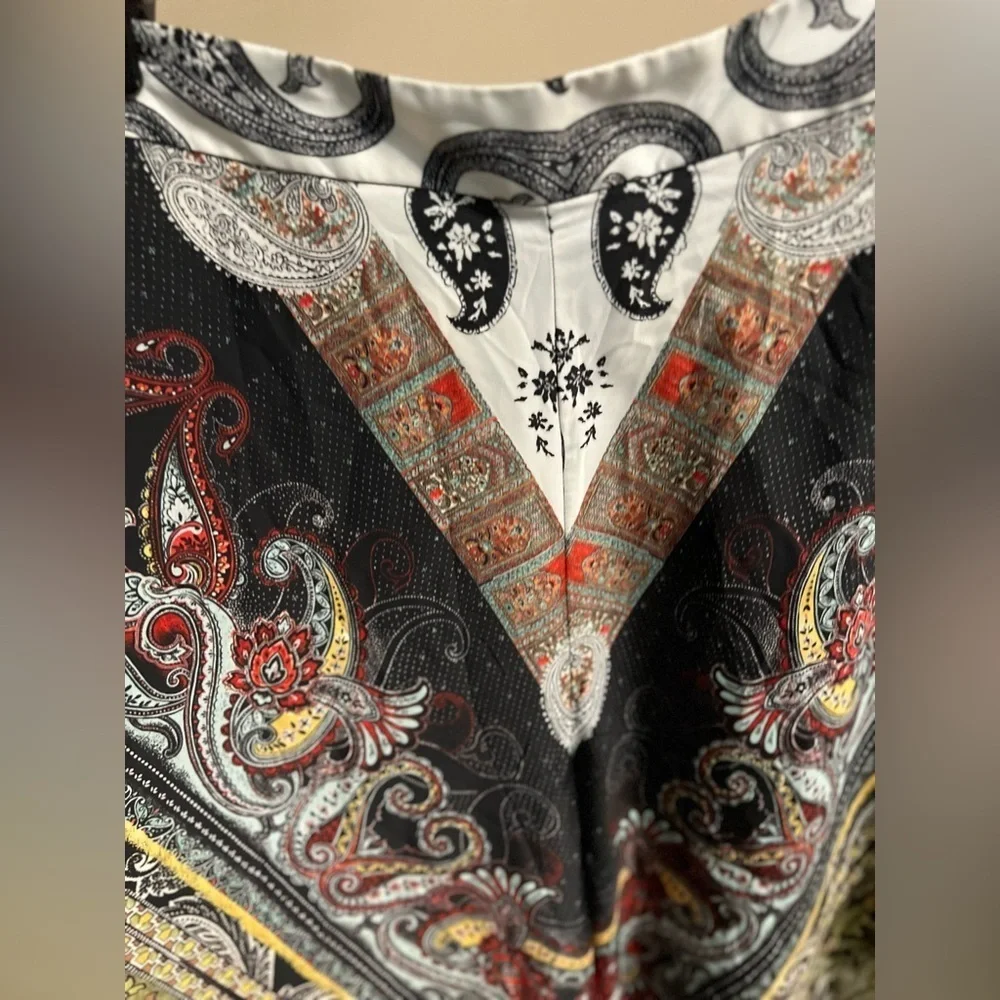 Alice + Olivia Boho Wide Leg Palazzo Pants Size 2